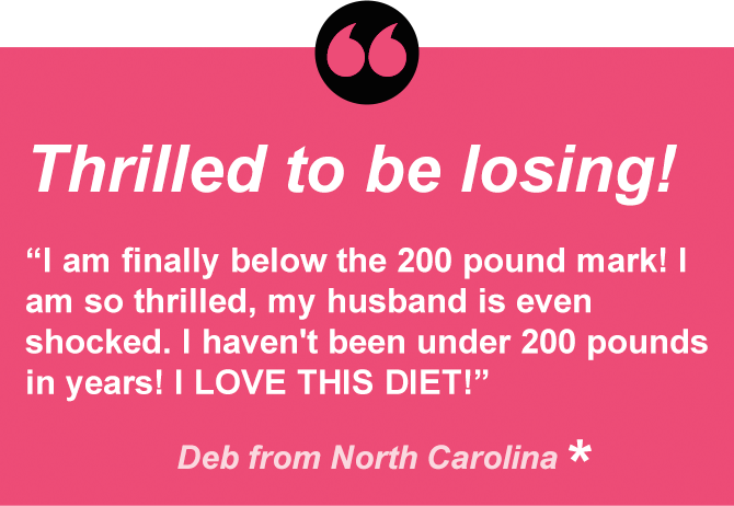 Deb is under 200 for the first time in years.
